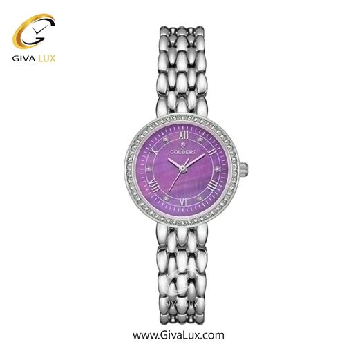 ساعت مچی اورجینال زنانه کلبرت COLBERT نقره ای | نقره ای| بنفش| کد رفرنس 0304L