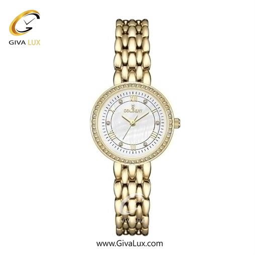 ساعت مچی اورجینال زنانه کلبرت COLBERT طلایی | طلایی| سفید صدفی| کد رفرنس 0304L