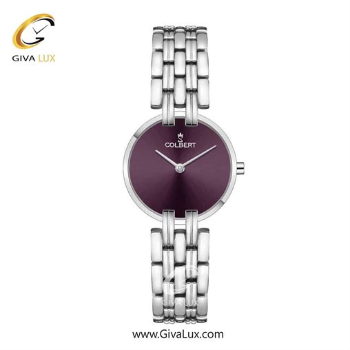 ساعت مچی اورجینال زنانه کلبرت COLBERT نقره ای | نقره ای| بادمجانی| کد رفرنس 0306L