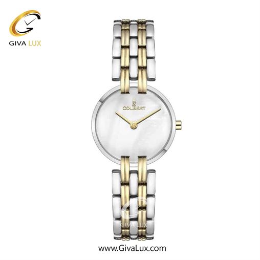 ساعت مچی اورجینال زنانه کلبرت COLBERT نقره ای | نقره ای-طلایی| سفید صدفی| کد رفرنس 0306L