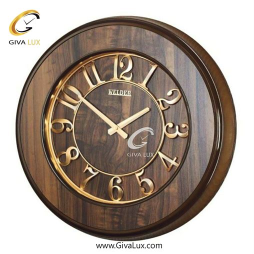 ساعت دیواری اورجینال ولدر PVC-چوب قهوه ای| کد رفرنس 305 306.jpg