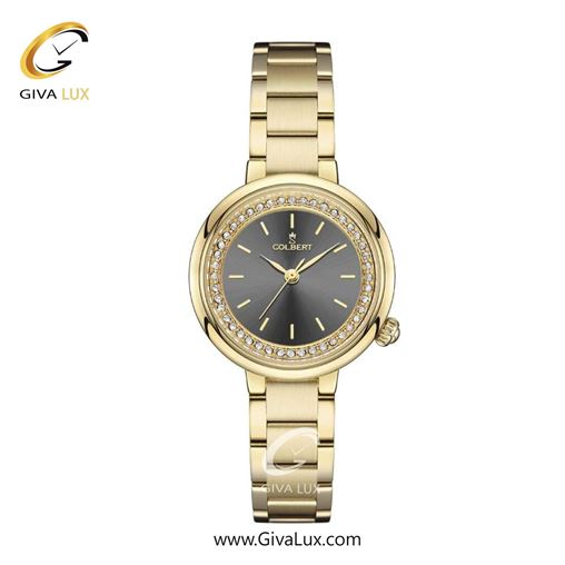 ساعت مچی اورجینال زنانه کلبرت COLBERT طلایی | طلایی| دودی|تیتانیوم| کد رفرنس 0307L