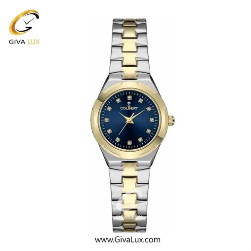ساعت مچی اورجینال زنانه کلبرت COLBERT طلایی | طلایی-نقره ای| سرمه ای| کد رفرنس 0309L