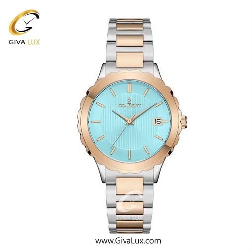 ساعت مچی اورجینال زنانه کلبرت COLBERT رزگلد | نقره ای-رزگلد| آبی| کد رفرنس 0310L