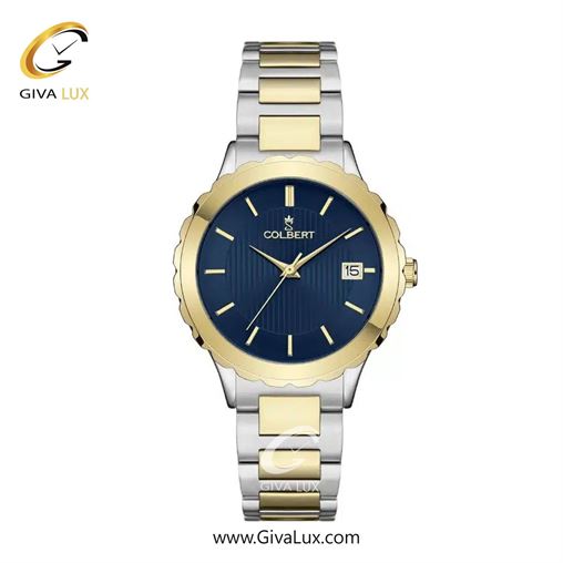 ساعت مچی اورجینال زنانه کلبرت COLBERT طلایی | نقره ای-طلایی| سرمه ای| کد رفرنس 0310L