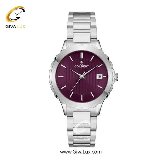 ساعت مچی اورجینال زنانه کلبرت COLBERT نقره ای | نقره ای| بادمجانی| کد رفرنس 0310L