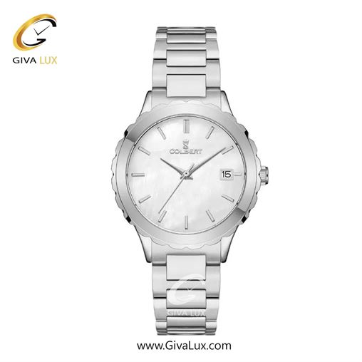 ساعت مچی اورجینال زنانه کلبرت COLBERT نقره ای | نقره ای| سفید صدفی| کد رفرنس 0310L