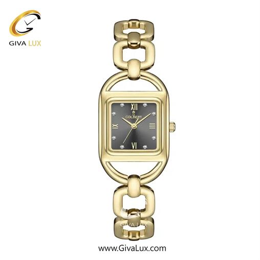 ساعت مچی اورجینال زنانه کلبرت COLBERT طلایی | طلایی| دودی|تیتانیوم| کد رفرنس 0311L