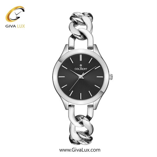 ساعت مچی اورجینال زنانه کلبرت COLBERT نقره ای | نقره ای| مشکی| کد رفرنس 0312L