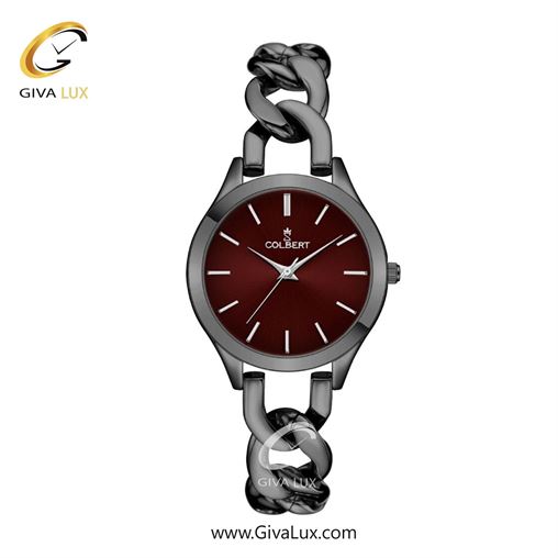 ساعت مچی اورجینال زنانه کلبرت COLBERT تیتانیوم | تیتانیوم| زرشکی| کد رفرنس 0312L