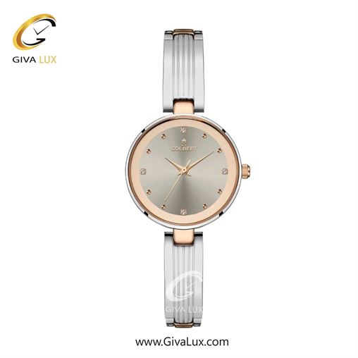 ساعت مچی اورجینال زنانه کلبرت COLBERT رزگلد-نقره ای | رزگلد-نقره ای| خاکی| کد رفرنس 0313L