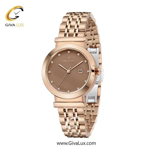 ساعت مچی اورجینال زنانه کلبرت COLBERT رزگلد | رزگلد| قهوه ای| کد رفرنس 0314L