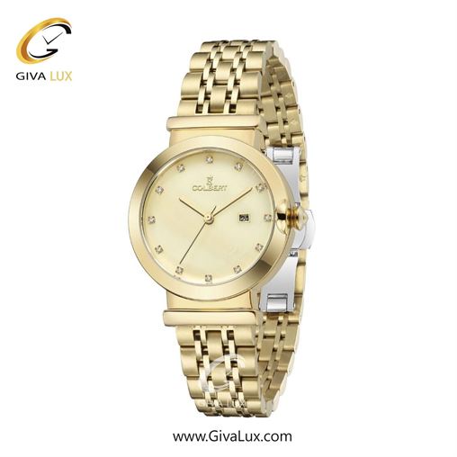 ساعت مچی اورجینال زنانه کلبرت COLBERT طلایی | طلایی| طلایی| کد رفرنس 0314L
