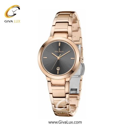 ساعت مچی اورجینال زنانه کلبرت COLBERT رزگلد | رزگلد| دودی|تیتانیوم| کد رفرنس  0315L