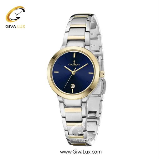ساعت مچی اورجینال زنانه کلبرت COLBERT طلایی | نقره ای-طلایی| سرمه ای| کد رفرنس 0315L