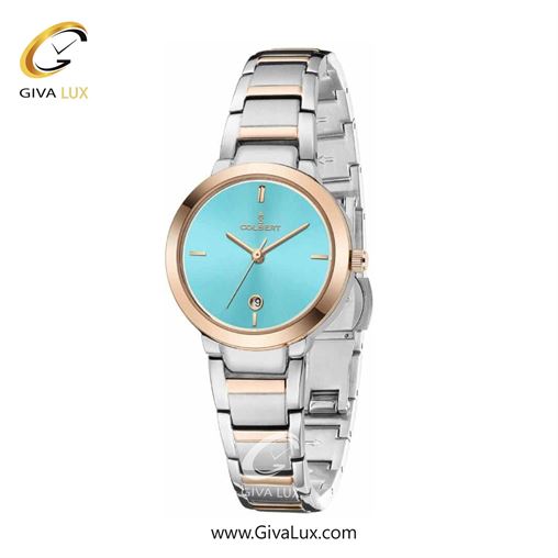 ساعت مچی اورجینال زنانه کلبرت COLBERT رزگلد | نقره ای-رزگلد| آبی| کد رفرنس 0315L