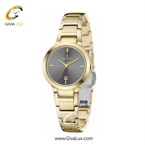 ساعت مچی اورجینال زنانه کلبرت COLBERT طلایی | طلایی| دودی|تیتانیوم| کد رفرنس 0315L