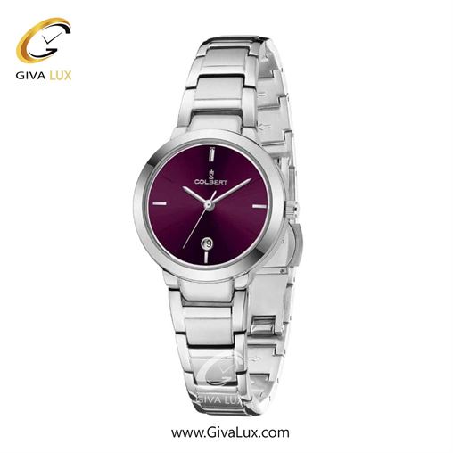 ساعت مچی اورجینال زنانه کلبرت COLBERT نقره ای | نقره ای| بادمجانی| کد رفرنس 0315L