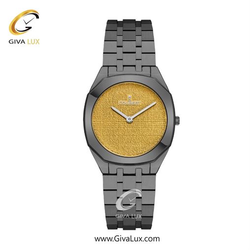 ساعت مچی اورجینال زنانه کلبرت COLBERT تیتانیوم | تیتانیوم| خردلی| کد رفرنس 0318L