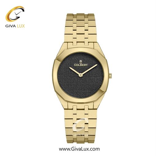 ساعت مچی اورجینال زنانه کلبرت COLBERT طلایی | طلایی| مشکی| کد رفرنس 0318L