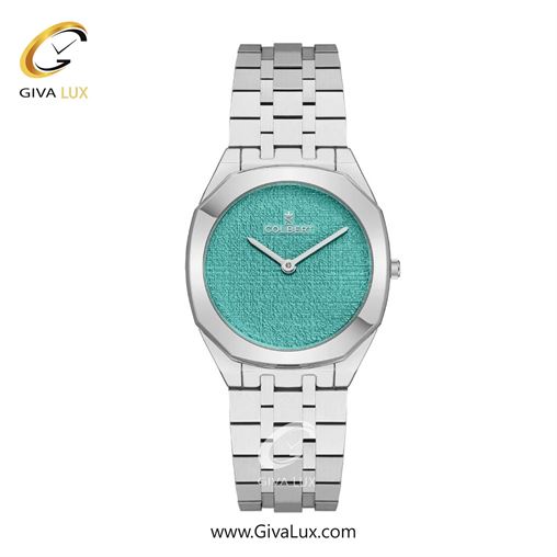 ساعت مچی اورجینال زنانه کلبرت COLBERT نقره ای | نقره ای| سبزآبی| کد رفرنس 0318L