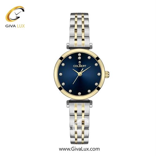 ساعت مچی اورجینال زنانه کلبرت COLBERT طلایی | طلایی-نقره ای| سرمه ای| کد رفرنس 0319L