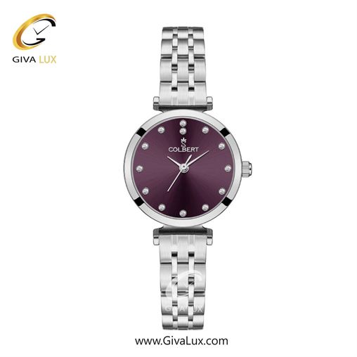 ساعت مچی اورجینال زنانه کلبرت COLBERT نقره ای | نقره ای| بادمجانی| کد رفرنس 0319L