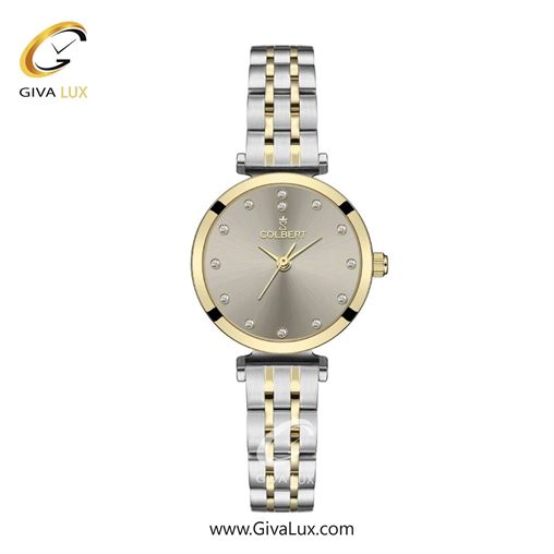ساعت مچی اورجینال زنانه کلبرت COLBERT طلایی | نقره ای-طلایی| طوسی| کد رفرنس 0319L