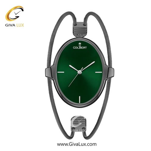 ساعت مچی اورجینال زنانه کلبرت COLBERT تیتانیوم | تیتانیوم| سبز یشمی تیره| کد رفرنس 0321L