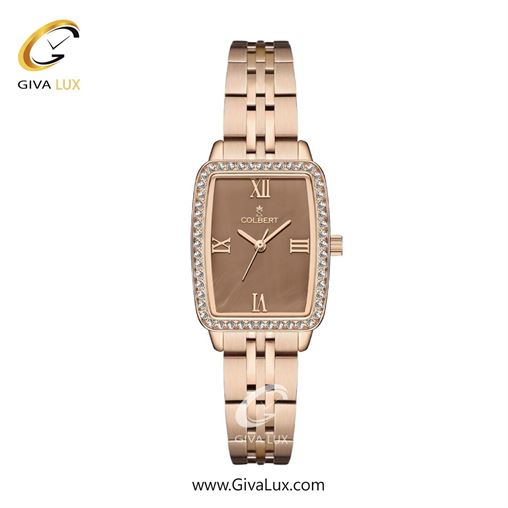 ساعت مچی اورجینال زنانه کلبرت COLBERT رزگلد | رزگلد| قهوه ای| کد رفرنس 0322L