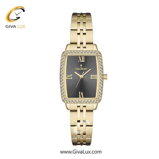 ساعت مچی اورجینال زنانه کلبرت COLBERT طلایی | طلایی| مشکی| کد رفرنس 0322L