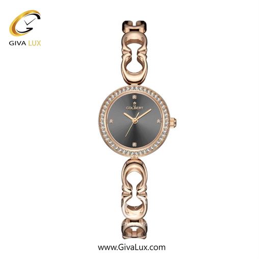 ساعت مچی اورجینال زنانه کلبرت COLBERT رزگلد | رزگلد| مشکی| کد رفرنس 0323L