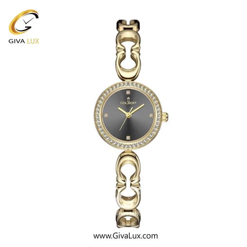 ساعت مچی اورجینال زنانه کلبرت COLBERT طلایی | طلایی| مشکی| کد رفرنس 0323L