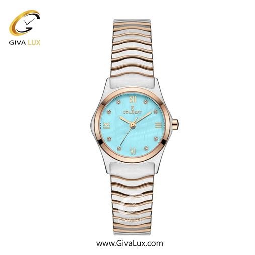 ساعت مچی اورجینال زنانه کلبرت COLBERT رزگلد | رزگلد-نقره ای| آبی| کد رفرنس 0324L