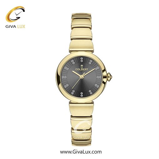 ساعت مچی اورجینال زنانه کلبرت COLBERT طلایی | طلایی| مشکی| کد رفرنس 0326L