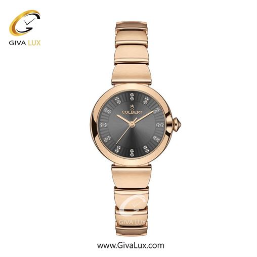 ساعت مچی اورجینال زنانه کلبرت COLBERT رزگلد | رزگلد| مشکی| کد رفرنس 0326L