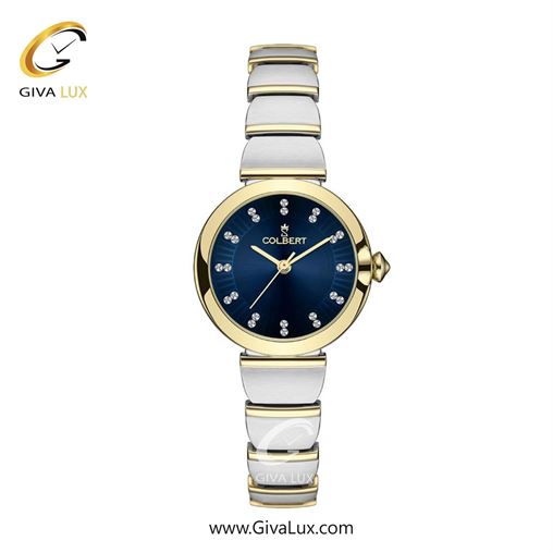 ساعت مچی اورجینال زنانه کلبرت COLBERT طلایی | طلایی-نقره ای| سرمه ای| کد رفرنس 0326L
