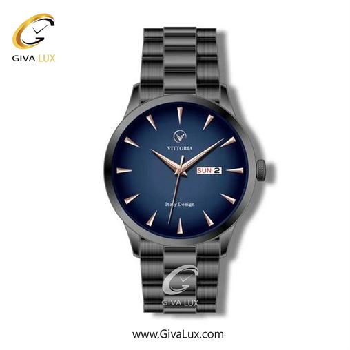 ساعت مچی اورجینال مردانه ویتوریا | Vittoria تیتانیوم | تیتانیوم(زغالی)| سرمه ای| کد رفرنس VT3260