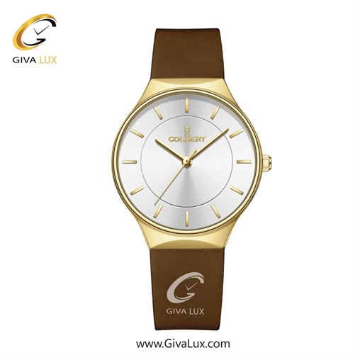 ساعت مچی اورجینال زنانه کلبرت COLBERT طلایی | قهوه ای| نقره ای| کد رفرنس 0328L