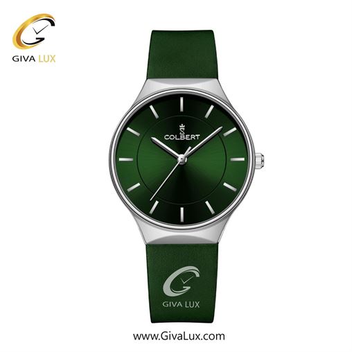 ساعت مچی اورجینال زنانه کلبرت COLBERT نقره ای | سبز یشمی تیره| سبز یشمی تیره| کد رفرنس  0328L