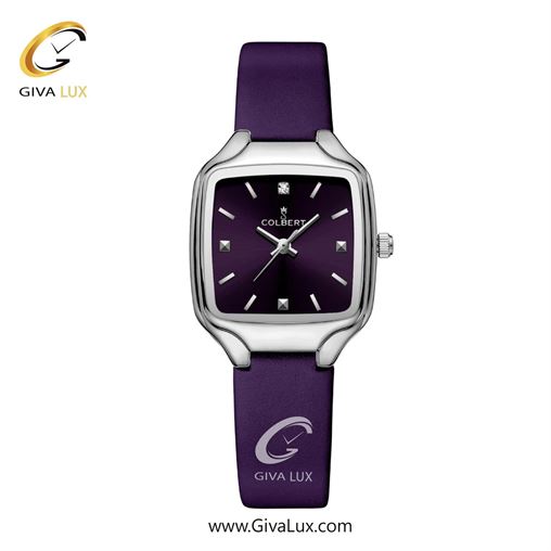 ساعت مچی اورجینال زنانه کلبرت COLBERT نقره ای | بنفش| بنفش| کد رفرنس 0329L