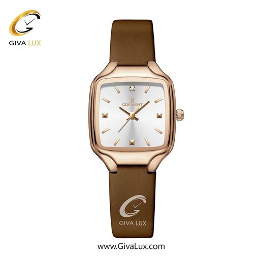ساعت مچی اورجینال زنانه کلبرت COLBERT رزگلد | قهوه ای| نقره ای| کد رفرنس 0329L