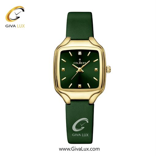 ساعت مچی اورجینال زنانه کلبرت COLBERT طلایی | سبز یشمی تیره| سبز یشمی تیره| کد رفرنس 0329L