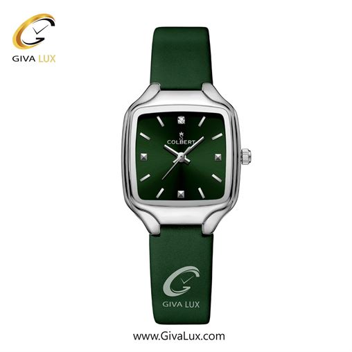 ساعت مچی اورجینال زنانه کلبرت COLBERT نقره ای | سبز یشمی تیره| سبز یشمی تیره| کد رفرنس 0329L
