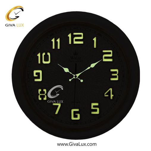 ساعت دیواری اورجینال والار PVC مشکی| کد رفرنس 330