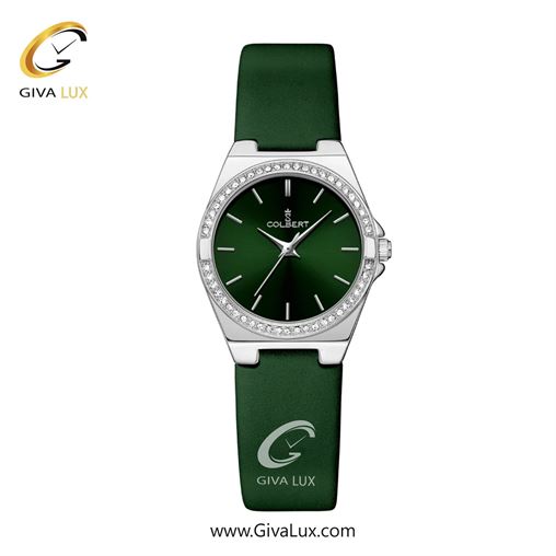 ساعت مچی اورجینال زنانه کلبرت COLBERT نقره ای | سبز یشمی تیره| سبز یشمی تیره| کد رفرنس 0330L
