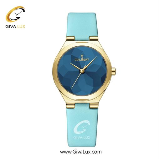 ساعت مچی اورجینال زنانه کلبرت COLBERT طلایی | آبی| آبی| کد رفرنس 0332L