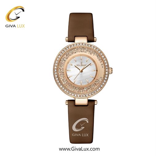 ساعت مچی اورجینال زنانه کلبرت COLBERT رزگلد | قهوه ای| سفید صدفی| کد رفرنس 0335L