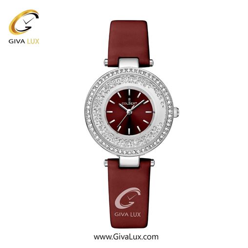 ساعت مچی اورجینال زنانه کلبرت COLBERT نقره ای | زرشکی| زرشکی| کد رفرنس 0335L