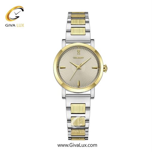 ساعت مچی اورجینال زنانه کلبرت COLBERT طلایی | نقره ای-طلایی| خاکستری بژ| کد رفرنس 0336L